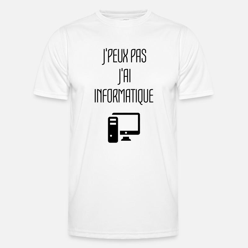 Computer / Informatiker / Aussenseiter / Ingenieur Männer Funktions-T-Shirt