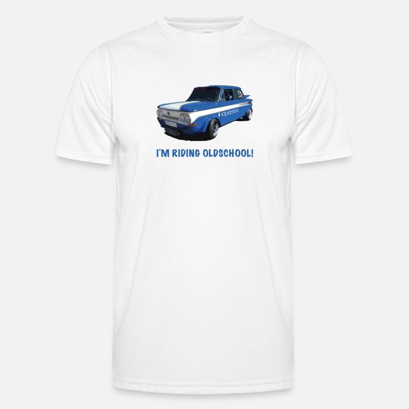I ́m Riding Oldschool 2 - Men's Functional T-Shirt - white