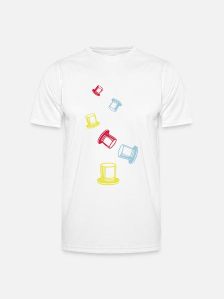 Cylinder Groom - Men's Functional T-Shirt - white