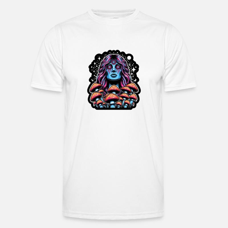 Oracle Champignon Psychédélique T-shirt sport Homme