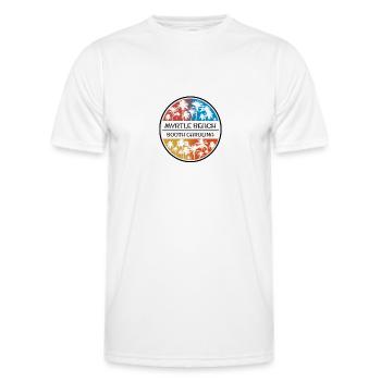 Myrtle Beach South Carolina Palm Tree Stilvoll - Männer Funktions-T-Shirt - Weiß - Vorne - AI Model Male 178 dark (178cm)