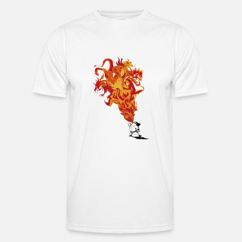 Fire-eater - Men's Functional T-Shirt - white