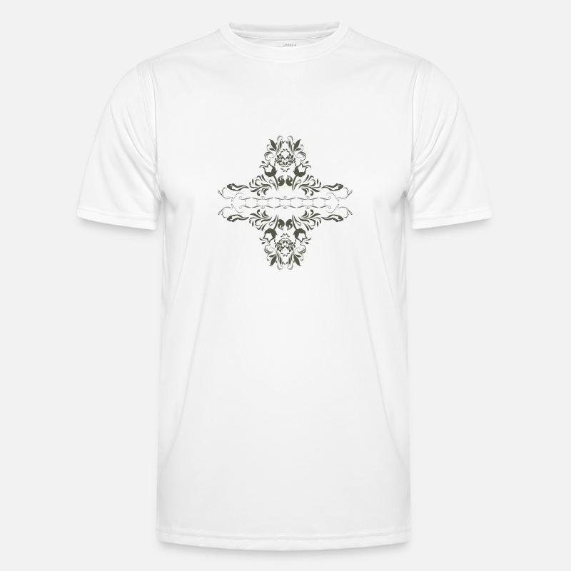 Decorative element - Men's Functional T-Shirt - white