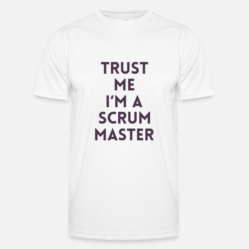 Trust me I'm a scrum master Geschenk Computer Code Männer Funktions-T-Shirt