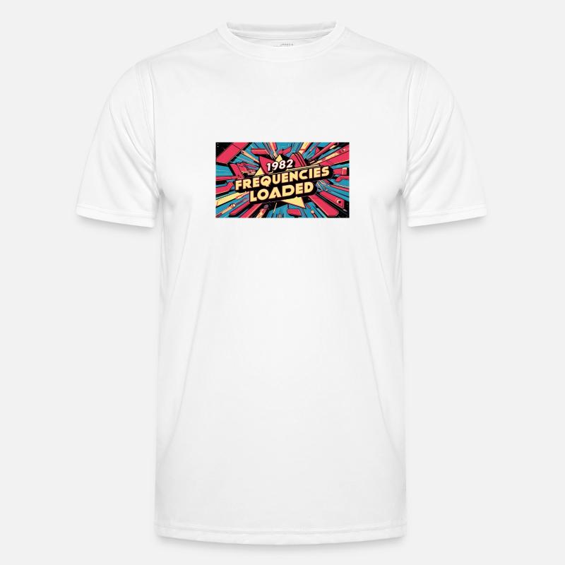 FREQUENCIES LOADED 1982 EXPLOSION Männer Funktions-T-Shirt