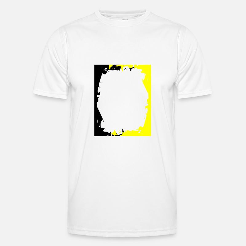 farbiger Krach Rahmen Männer Funktions-T-Shirt