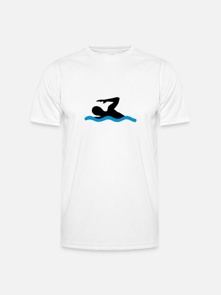 nager - T-shirt sport Homme - blanc