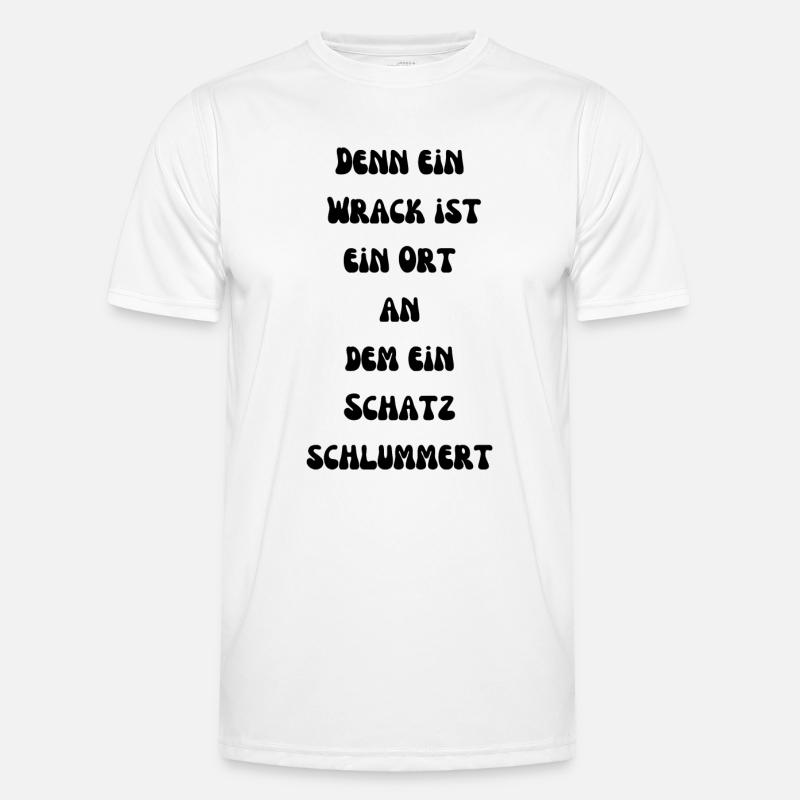 Ein Wrack, ein Schatz Männer Funktions-T-Shirt
