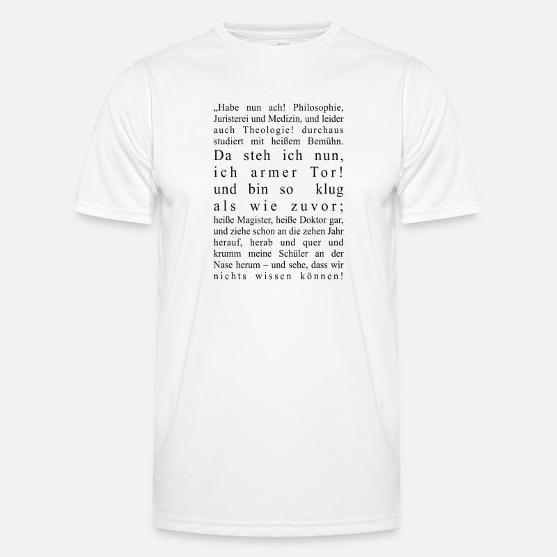 Goethes Faust Männer Funktions-T-Shirt