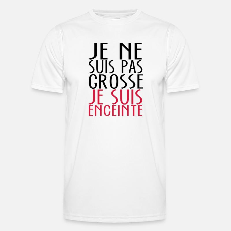 je ne suis ps grosse T-shirt sport Homme