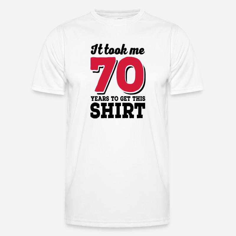 70 ans T-shirt sport Homme