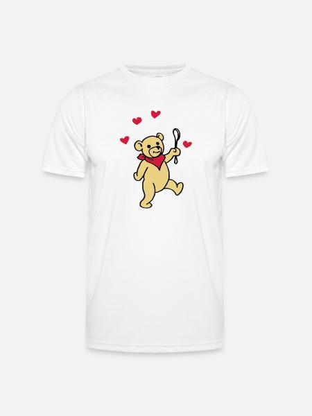 Teddy Baby - Men's Functional T-Shirt - white