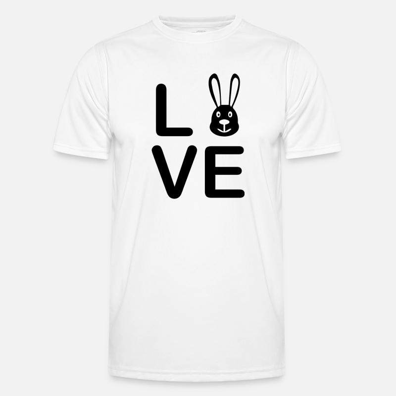 Easter Easter Rabbit - Men's Functional T-Shirt - white