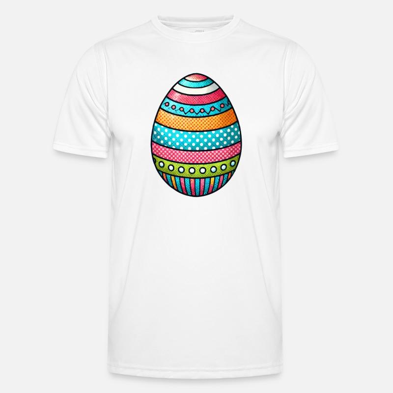 Egg Easter Egg - Men's Functional T-Shirt - white