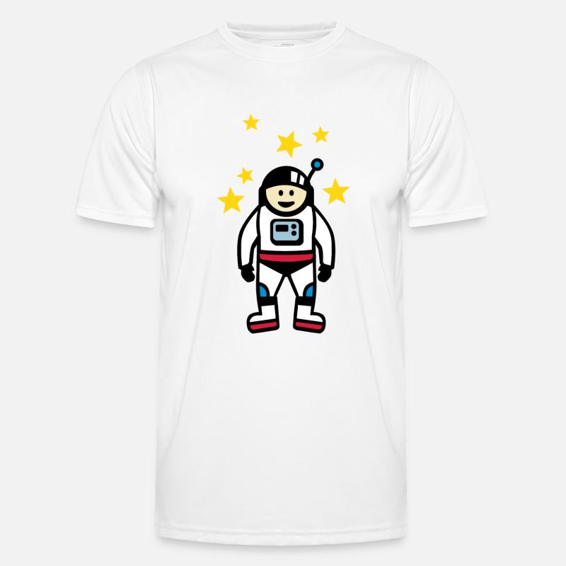 Astronaut Männer Funktions-T-Shirt
