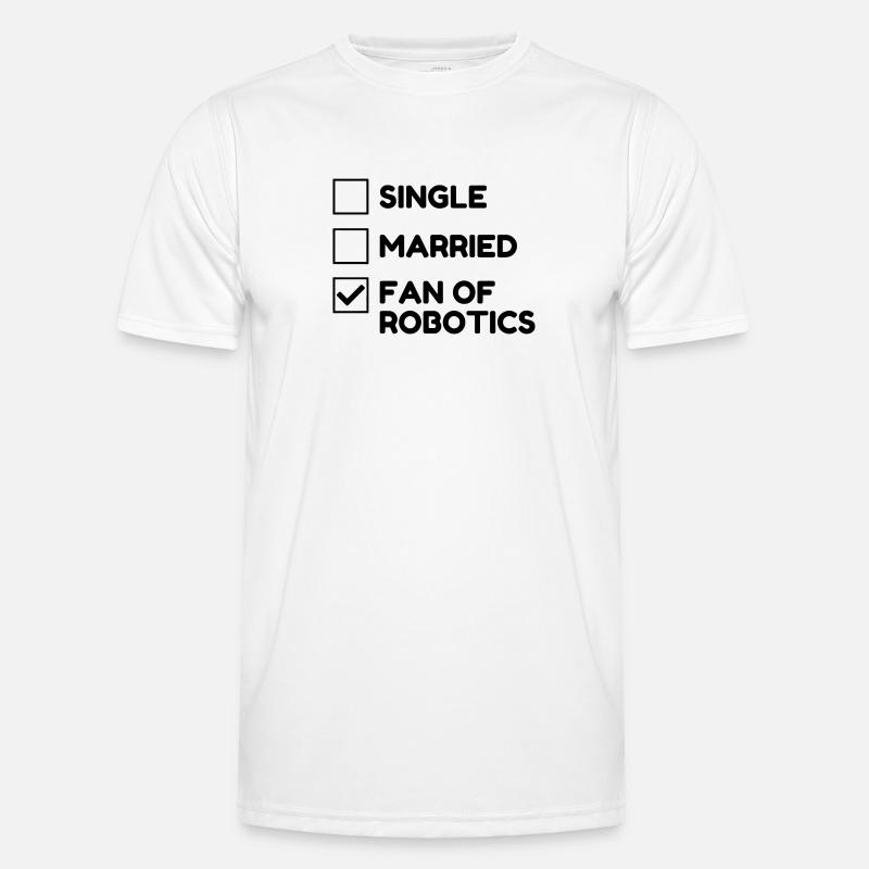 Robotik / Roboter / Robot / Robotics - Männer Funktions-T-Shirt - Weiß