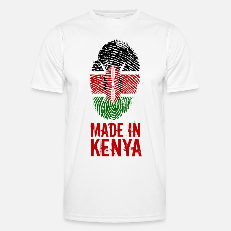 Made In Kenya / Kenya - Men's Functional T-Shirt - white