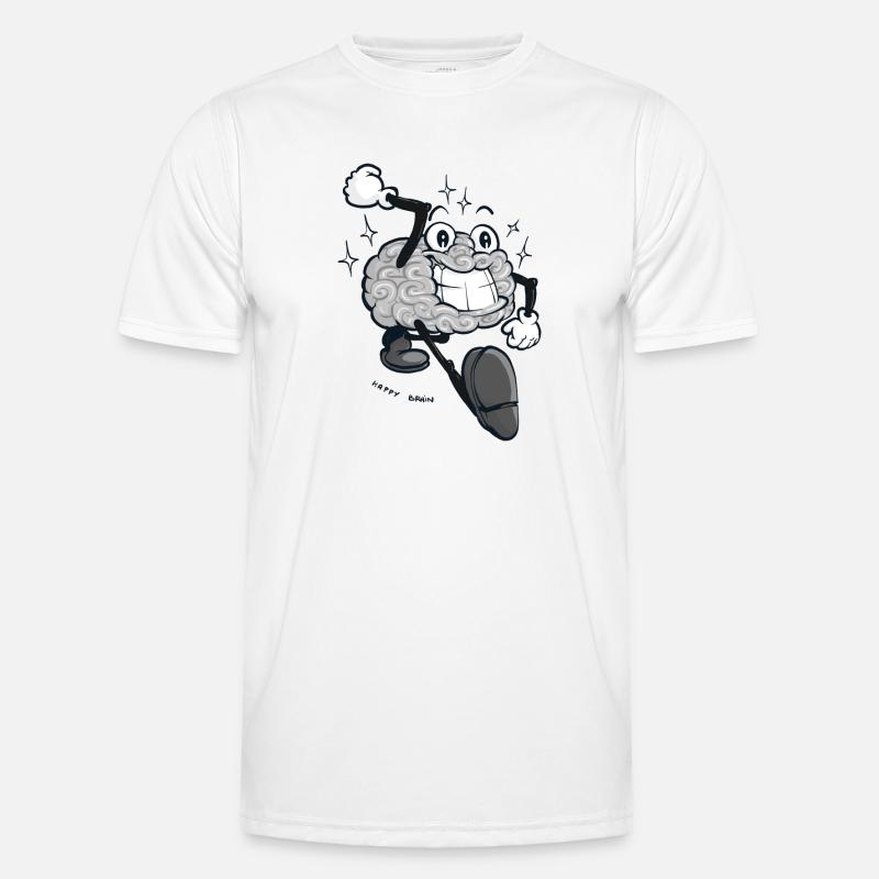 Happy Brain - Grey Version Men's Functional T-Shirt