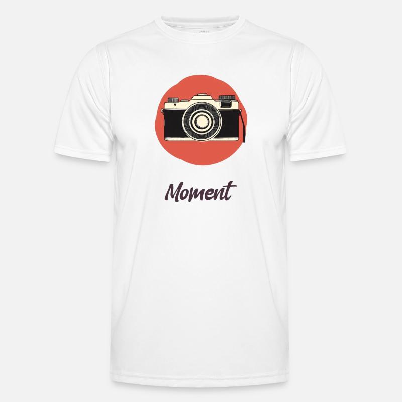 Minimalist Camera Design Simple Modern Gift Männer Funktions-T-Shirt