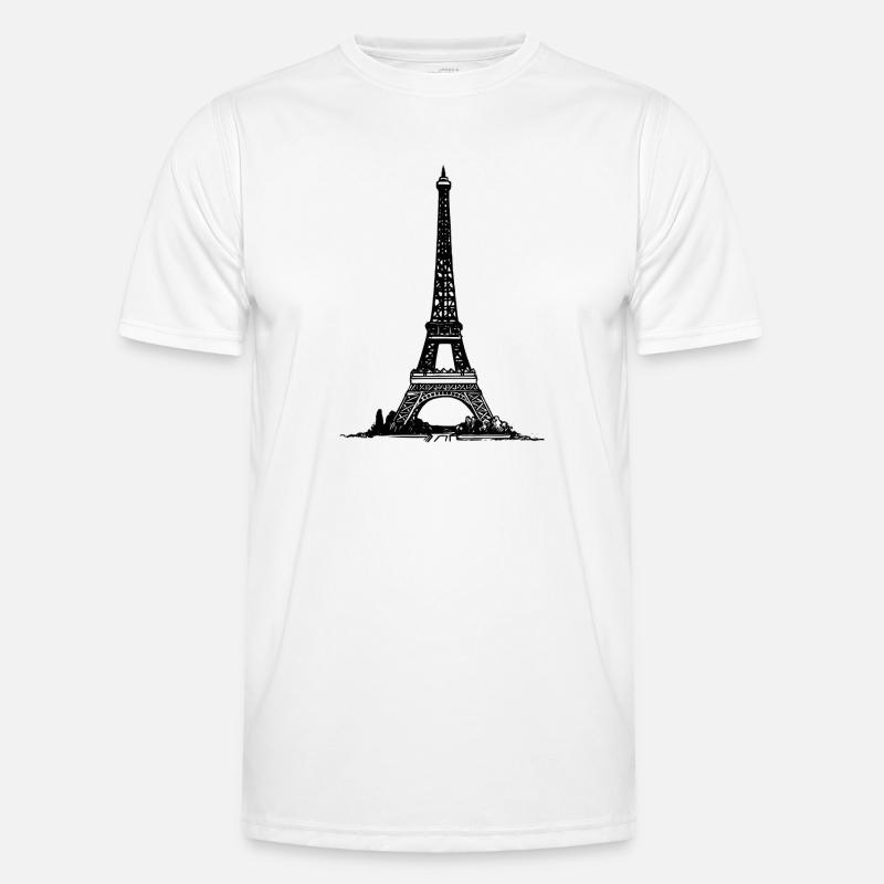 Eiffel tower Men's Functional T-Shirt