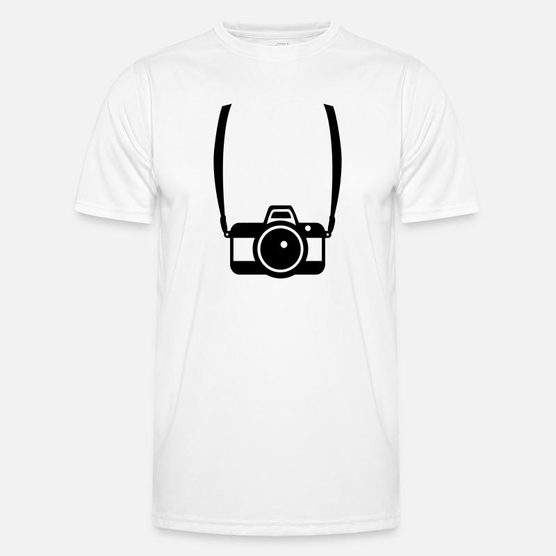 Camera - Men's Functional T-Shirt - white