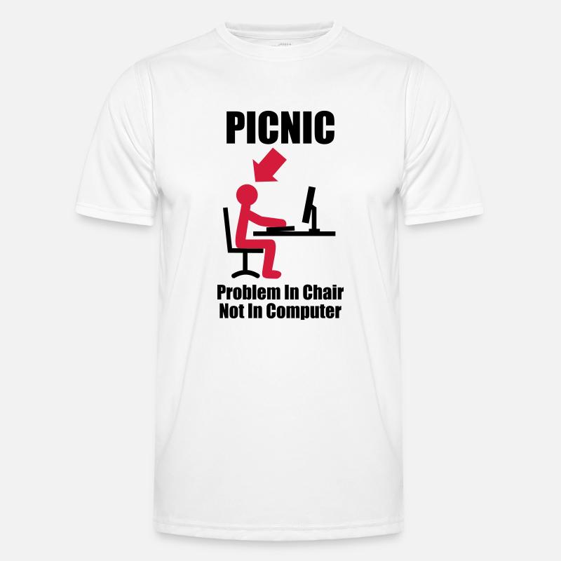 PICNIC - Problem in Chair, not in Computer - Männer Funktions-T-Shirt