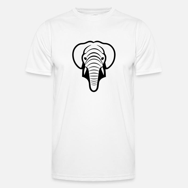 elephant - Men's Functional T-Shirt - white
