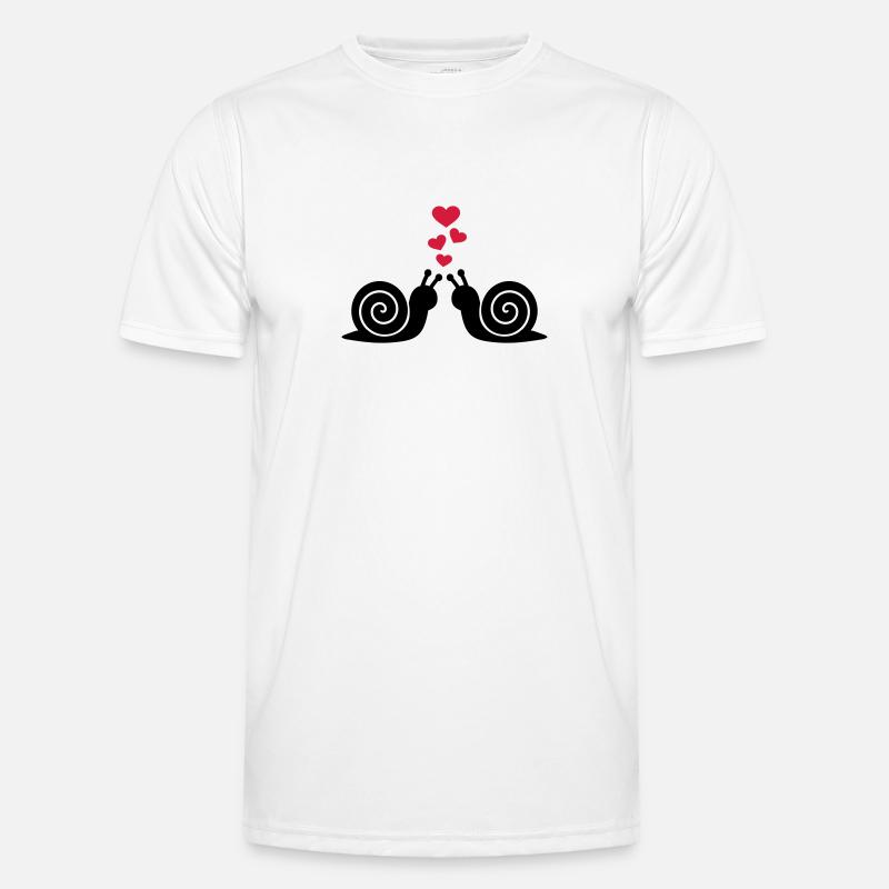 Schnecke Männer Funktions-T-Shirt