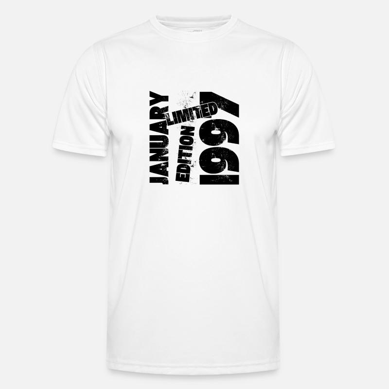 JANUARY 1997 LIMITED EDITION - Men's Functional T-Shirt - white