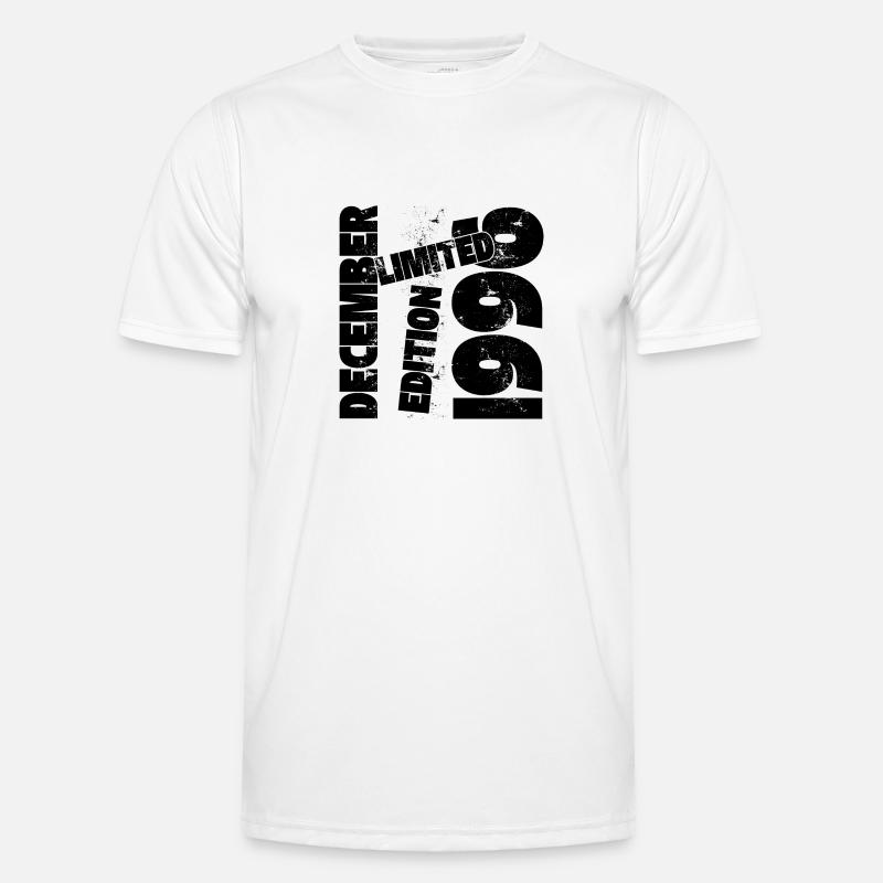 DECEMBER 1996 LIMITED EDITION - Men's Functional T-Shirt - white