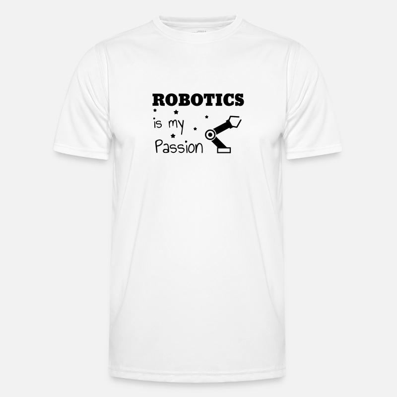 Robotik / Roboter / Robot / Robotics - Männer Funktions-T-Shirt - Weiß