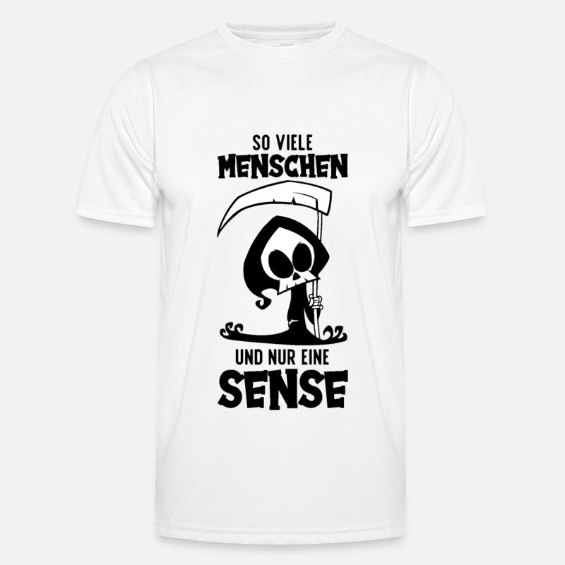 I HASSE PEOPLE SENSENMANN - Men's Functional T-Shirt - white