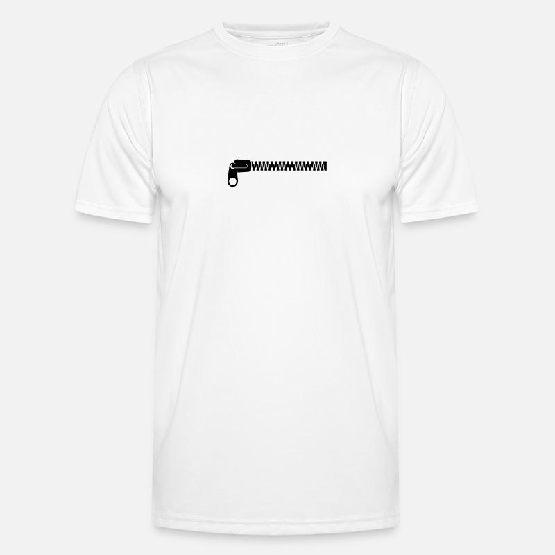 Fermeture éclair T-shirt sport Homme