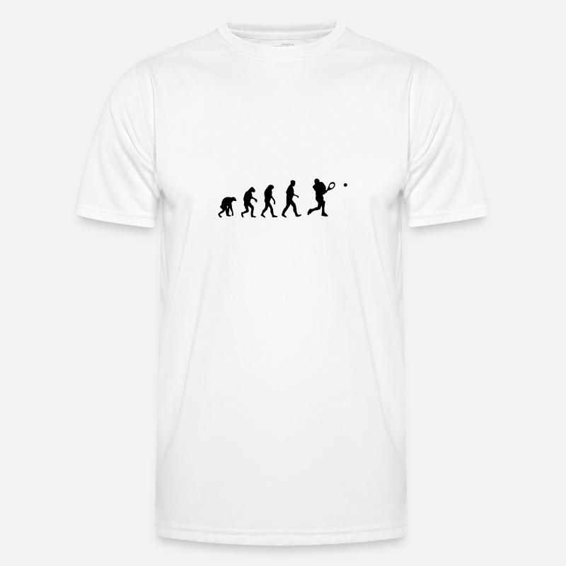 tennis evolution - Men's Functional T-Shirt - white