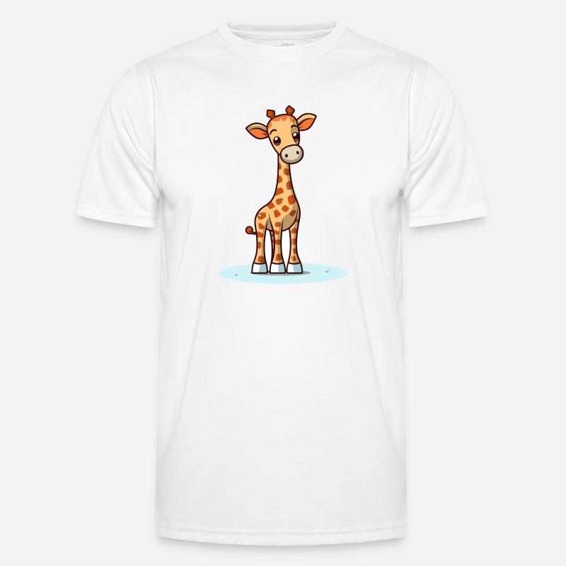 Giraffe Männer Funktions-T-Shirt