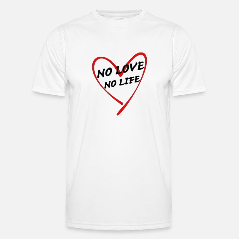 Pas d’amour pas de vie - T-shirt sport Homme - blanc