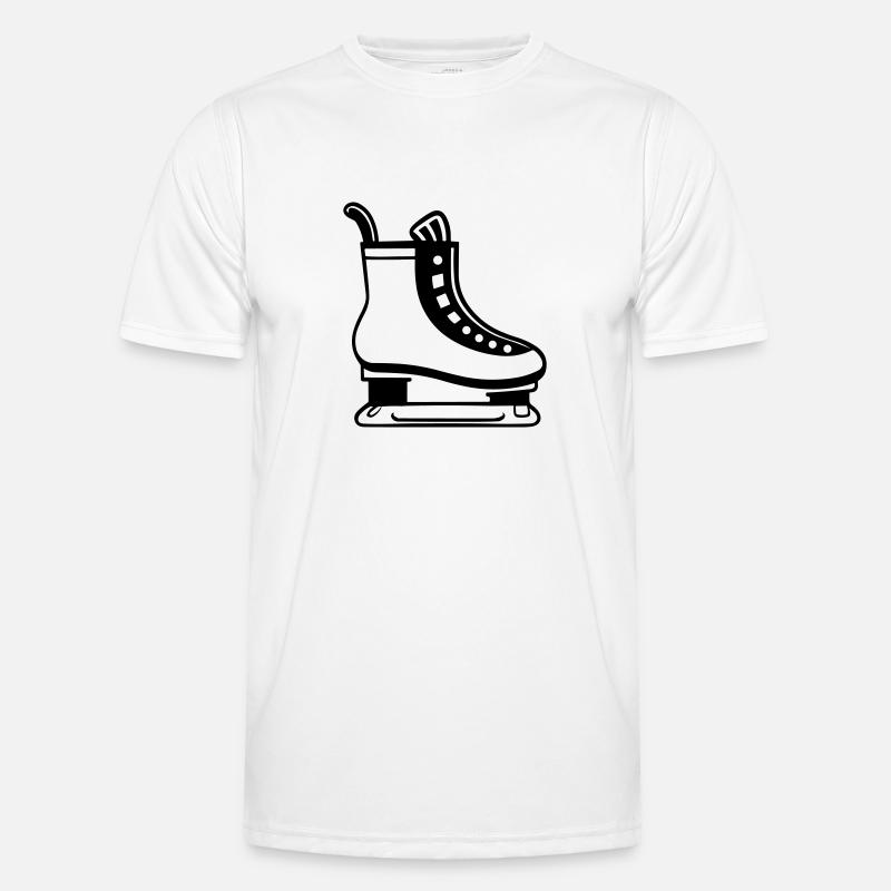 Ice skating - Men's Functional T-Shirt - white