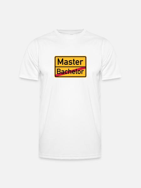 Master - Männer Funktions-T-Shirt - Weiß
