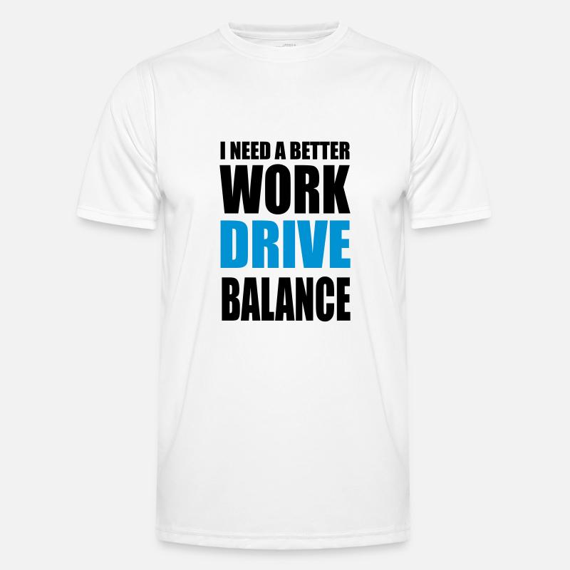 Work Drive Balance Männer Funktions-T-Shirt