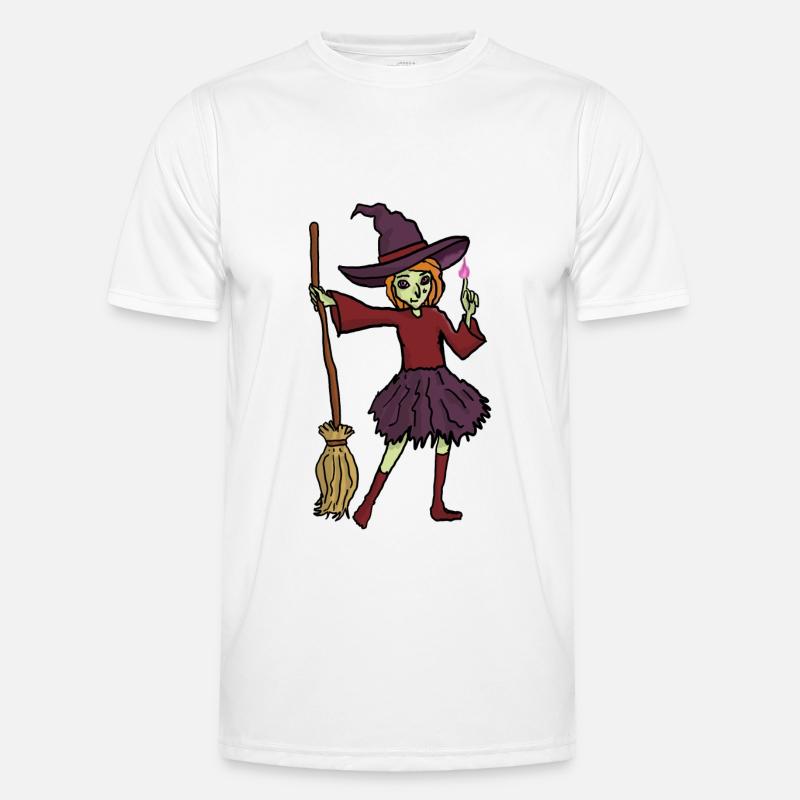 Halloween Witch - Men's Functional T-Shirt - white