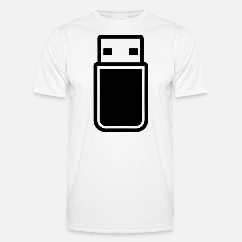 USB flash drive Men's Functional T-Shirt