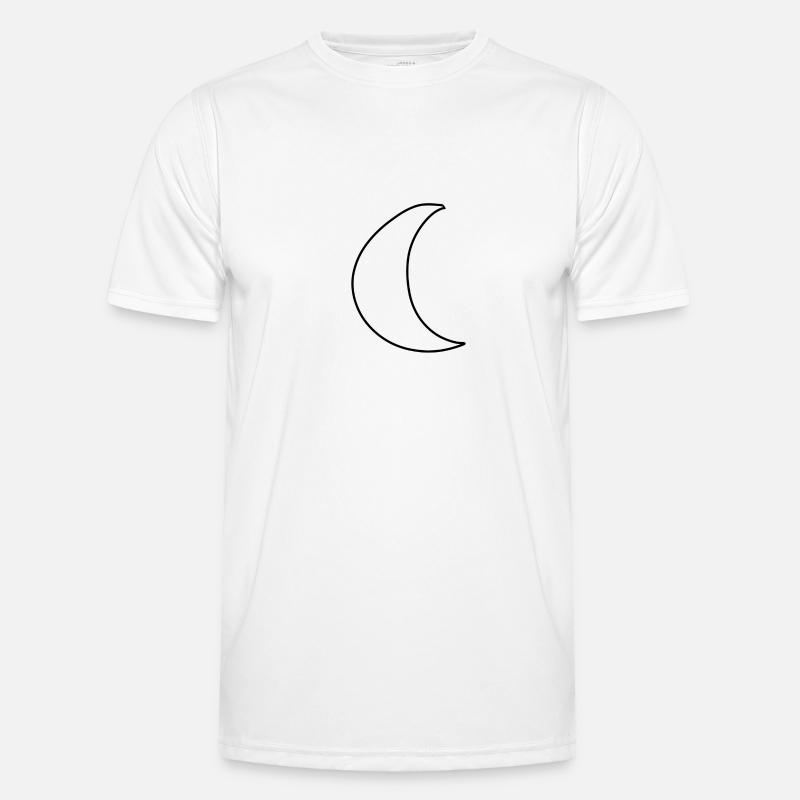 moon symbol shape Men's Functional T-Shirt