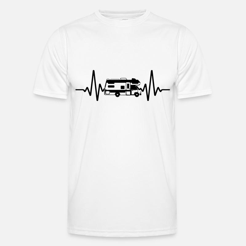 Heartbeat Panel Van Motorhome | Couleur changeable T-shirt sport Homme