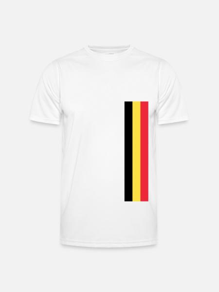 Belgische vlag België Vlag Belgisch Belgisch - Functioneel T-shirt voor mannen - wit