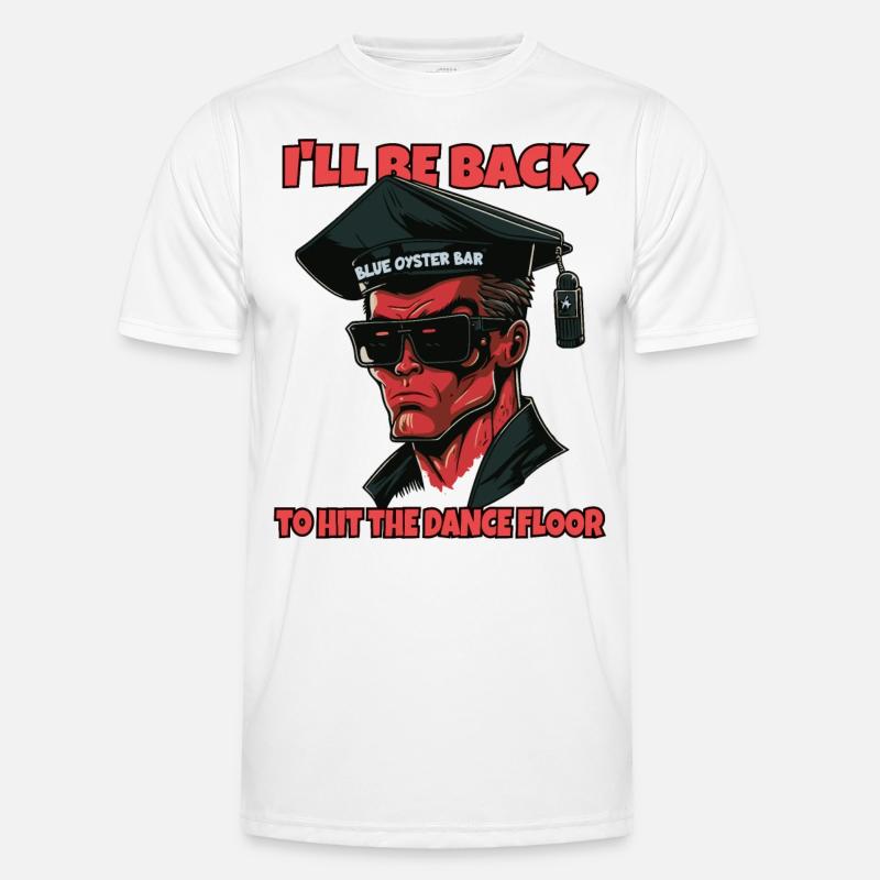 Le robot cyborg termine sa remise de diplôme T-shirt sport Homme