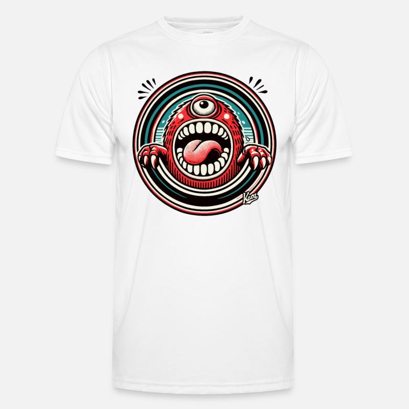 Crazy Funny Monster Cyclops Men's Functional T-Shirt