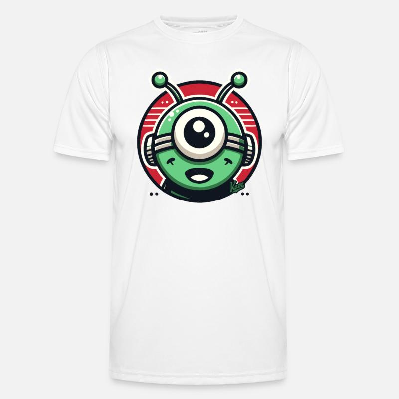Friendly Alien Cyclops Men's Functional T-Shirt