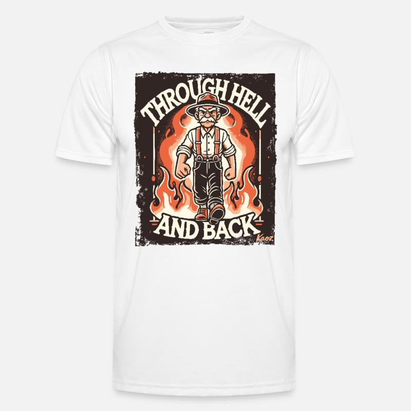 Old guy goes through hell and back Men's Functional T-Shirt