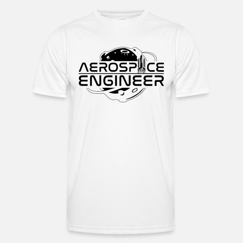 Rocket Space Engineering Aerospace Engineer - Men's Functional T-Shirt - white