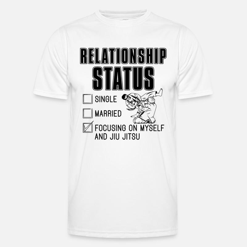 Relationship Status Jiu Jitsu Combat Fight Fighter Männer Funktions-T-Shirt